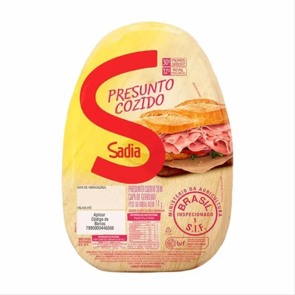 Presunto Cozido Sem Capa De Gordura Peça Inteira Sadia 3,5kg